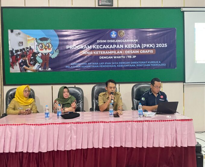 Pembukaan Program Kecakapan Kerja (PKK) 2025 Resmi Dibuka, Dihadiri Dinas Pendidikan dan Dinas Tenaga Kerja