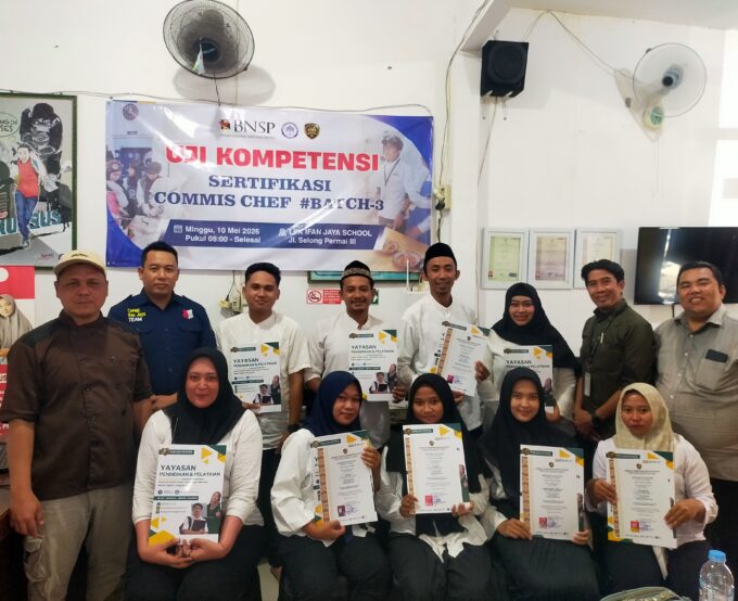 PELATIHAN & SERTIFIKASI COMMIS CHEF BATCH- 3
