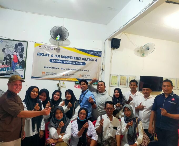 DIKLAT & UJI KOMPETENSI SKEMA COMMIS CHEF BATCH 4 DI LPK IFAN JAYA SCHOOL